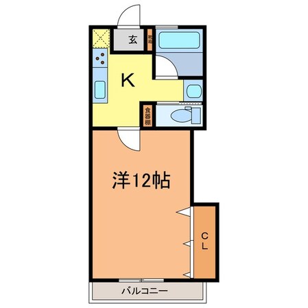 グランドシティ南横町の物件間取画像